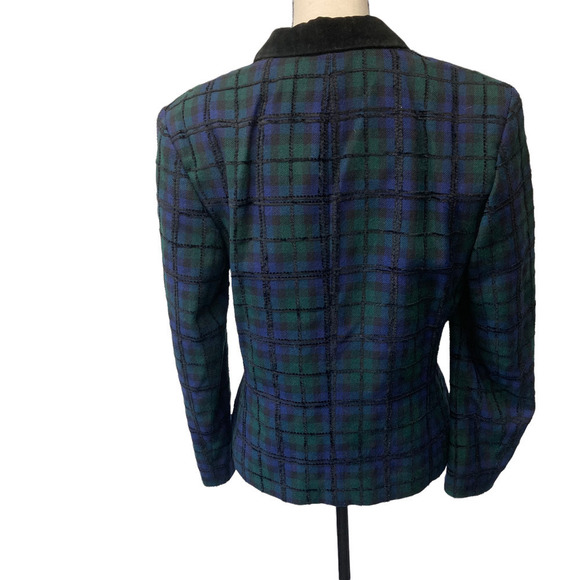 pendleton tartan wool check blazer - Picture 2 of 9